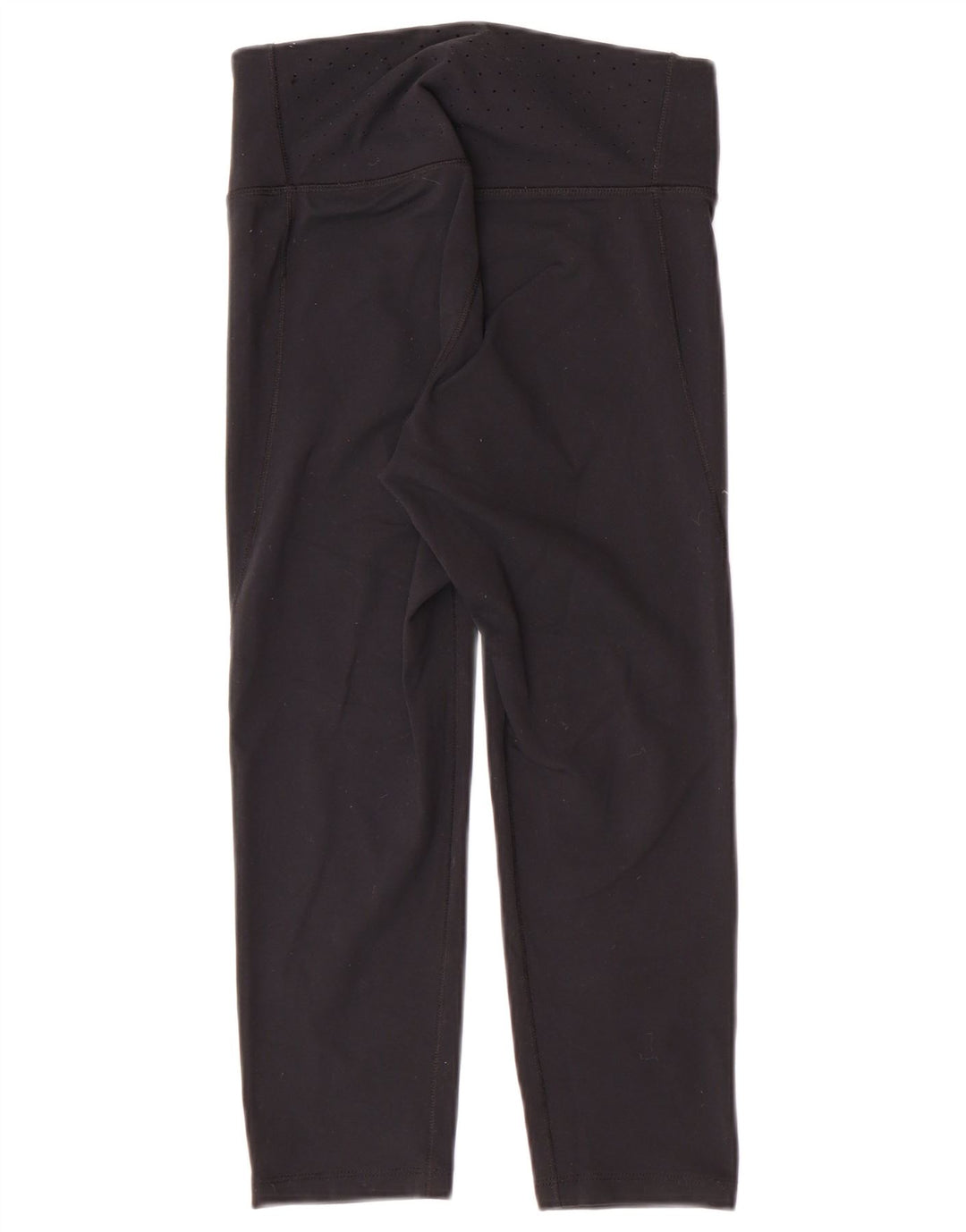 Damskie legginsy NIKE Dri Fit Capri UK 8, małe, czarne nylonowe