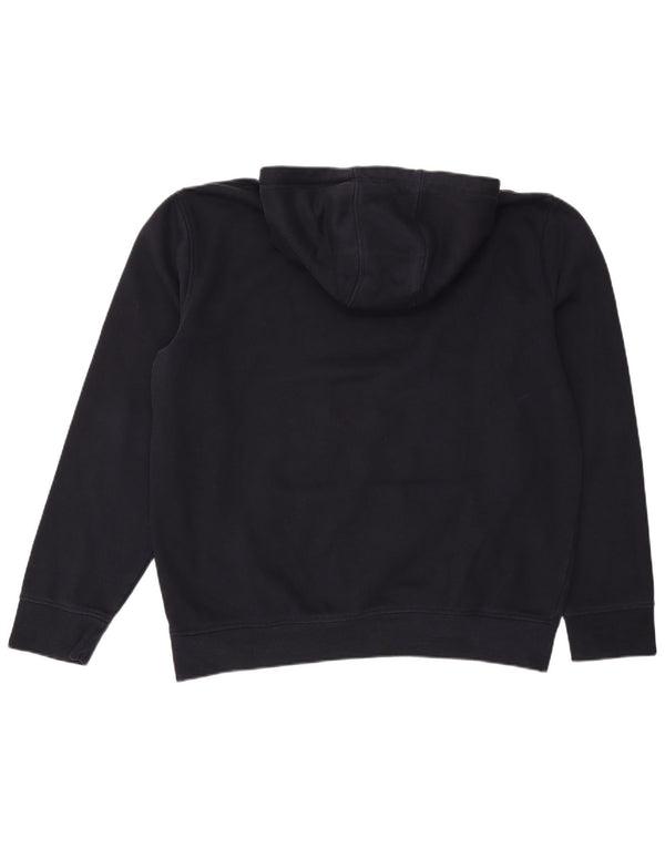 Męski sweter z kapturem i grafiką Tommy Hilfiger 2XL, granatowy, bawełniany