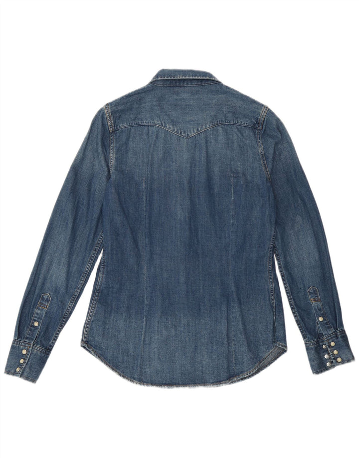 Damska koszula dżinsowa Levi's UK 10 Small, niebieska, bawełniana