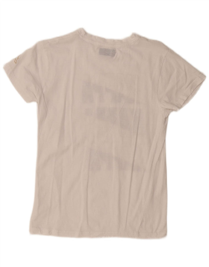 Damska koszulka graficzna KAPPA Top UK 10 Small White