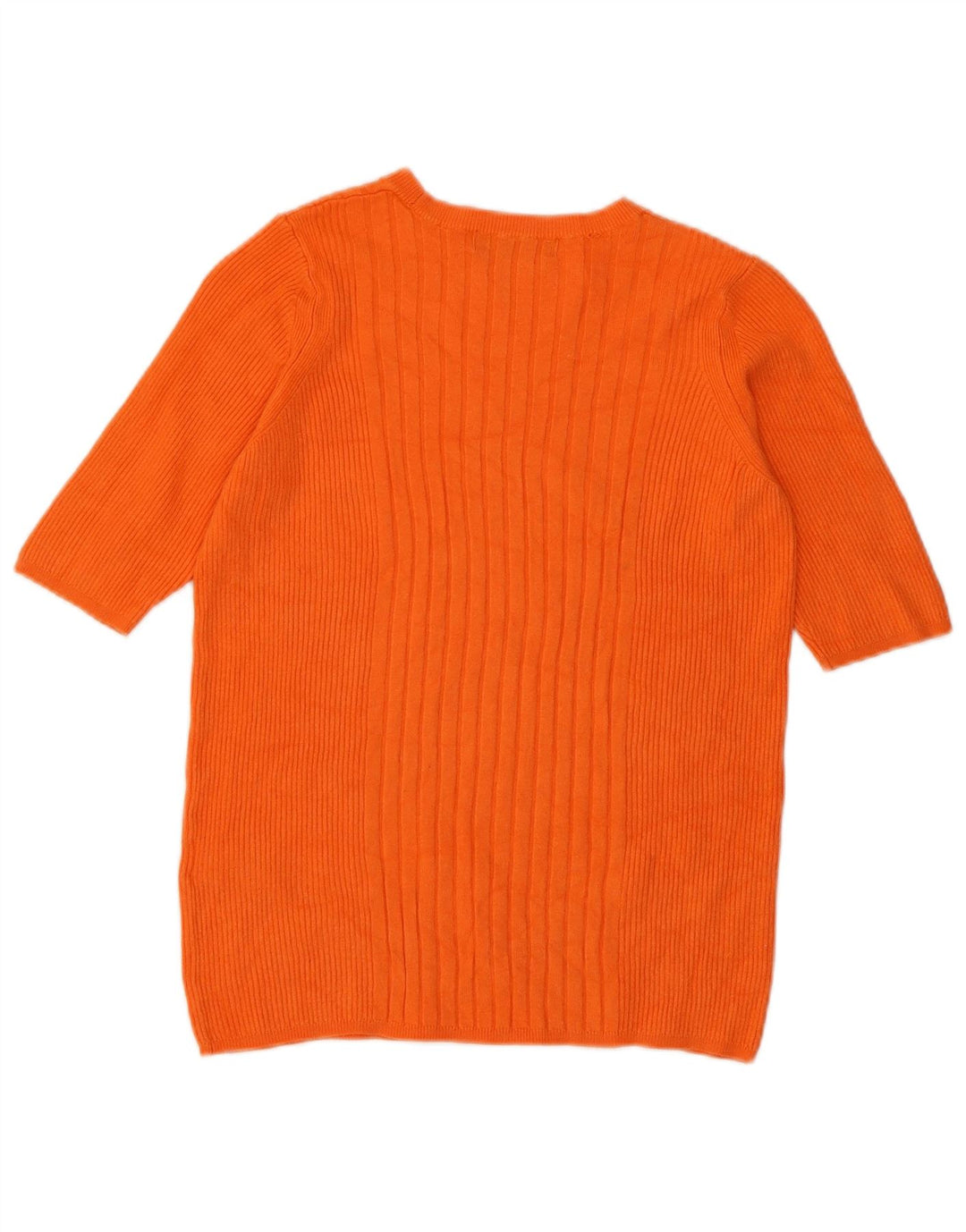 Sweter damski Marks & Spencer z okrągłym dekoltem, UK 12, średni pomarańczowy
