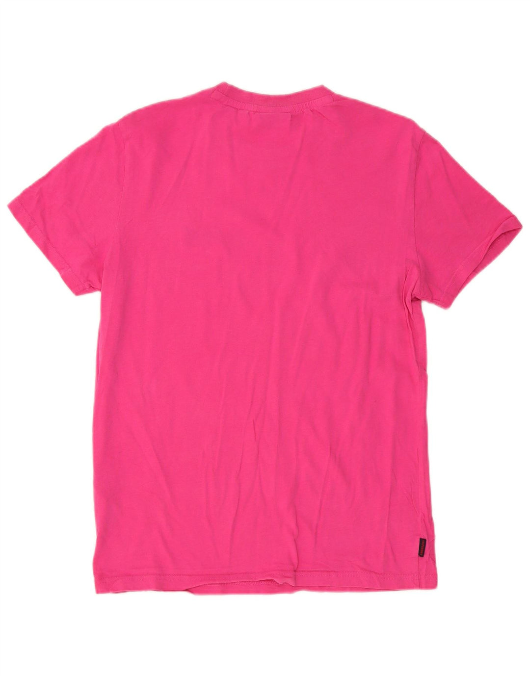 Męski T-shirt Superdry, duży, różowy, bawełniany