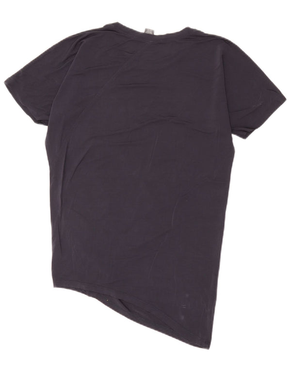 Damska koszulka oversize Armani Exchange Asymetryczna Top UK 2 2XS Granatowa