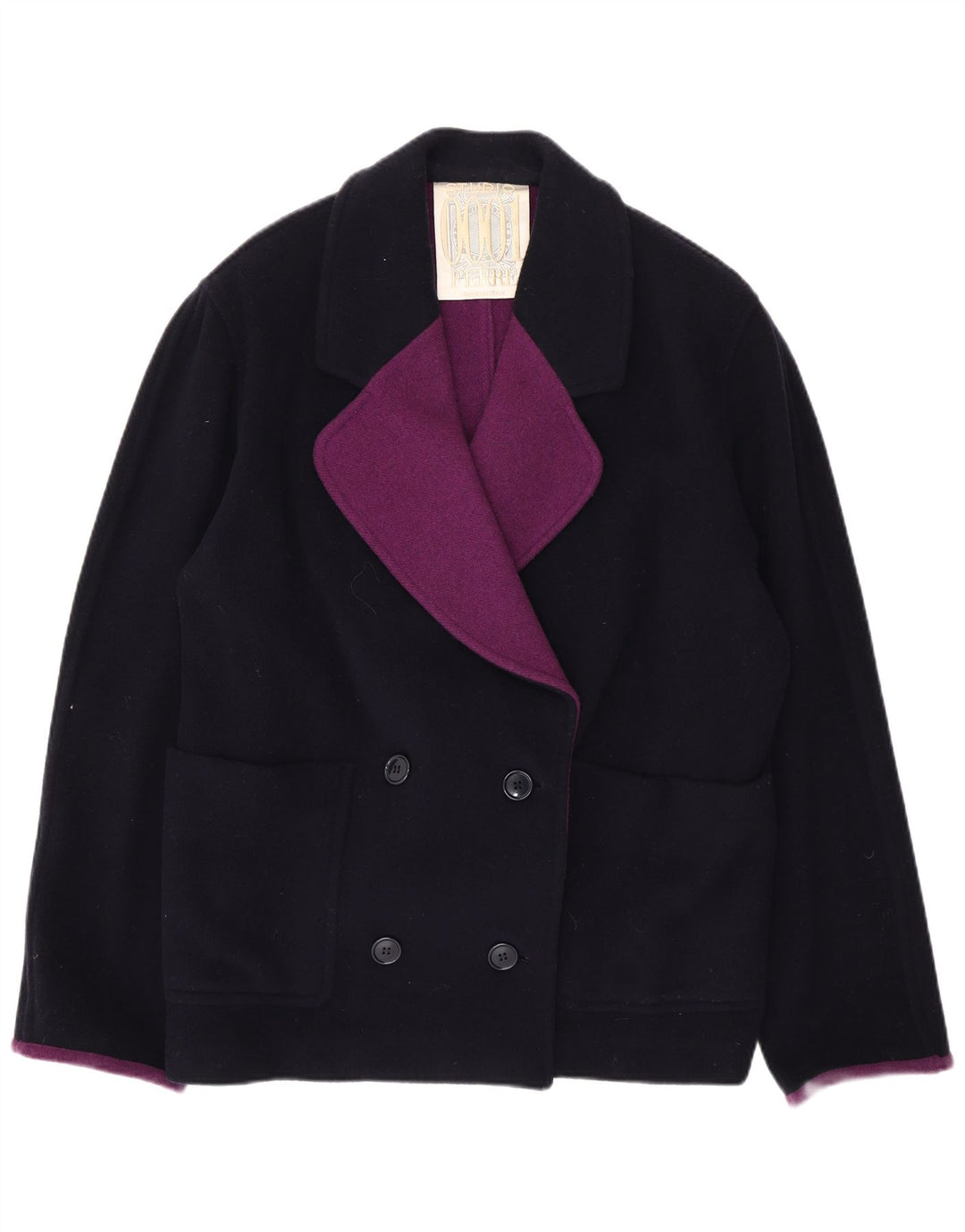 Płaszcz damski Ferre Pea Coat UK 14, duży granatowy