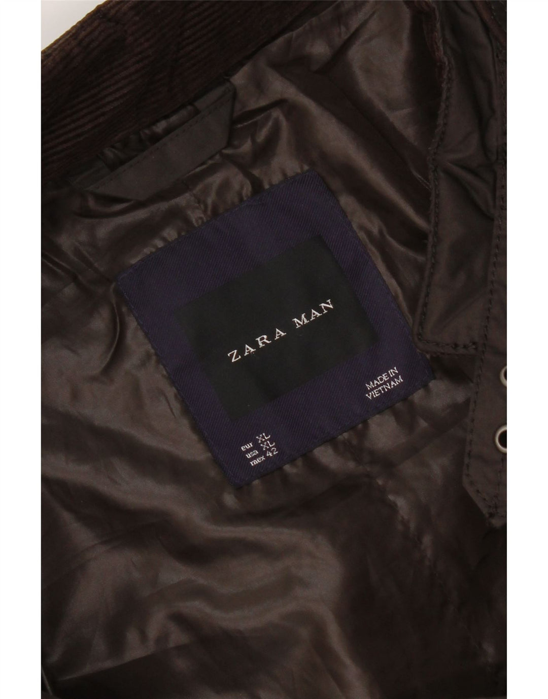 Kurtka męska Zara UK 42 XL brązowa