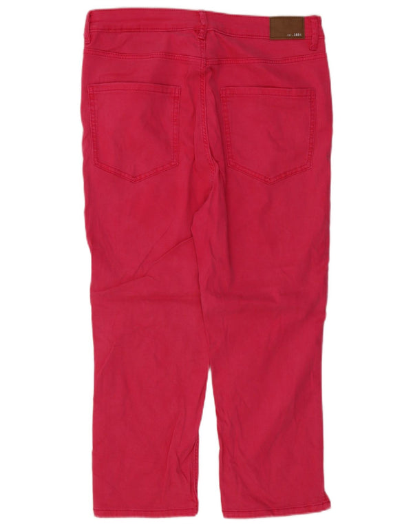 Marks & Spencer Damskie Skinny Capri Jeans UK 14 Large W30 L21 Różowa bawełna