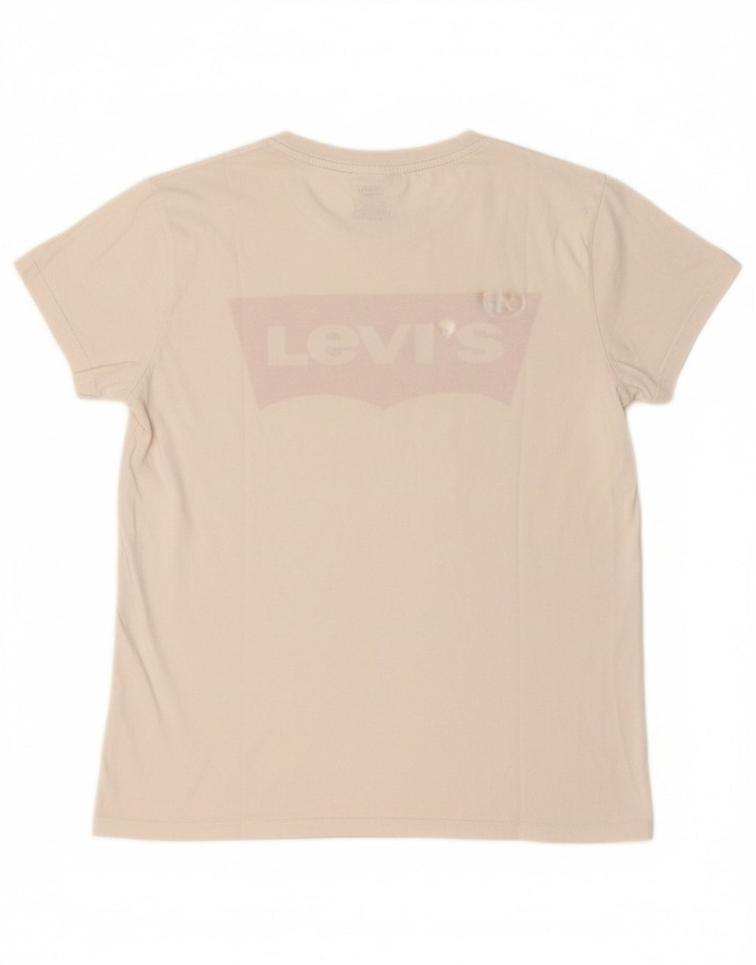 LEVI'S Womens Graphic T-Shirt Top UK 14 Medium White