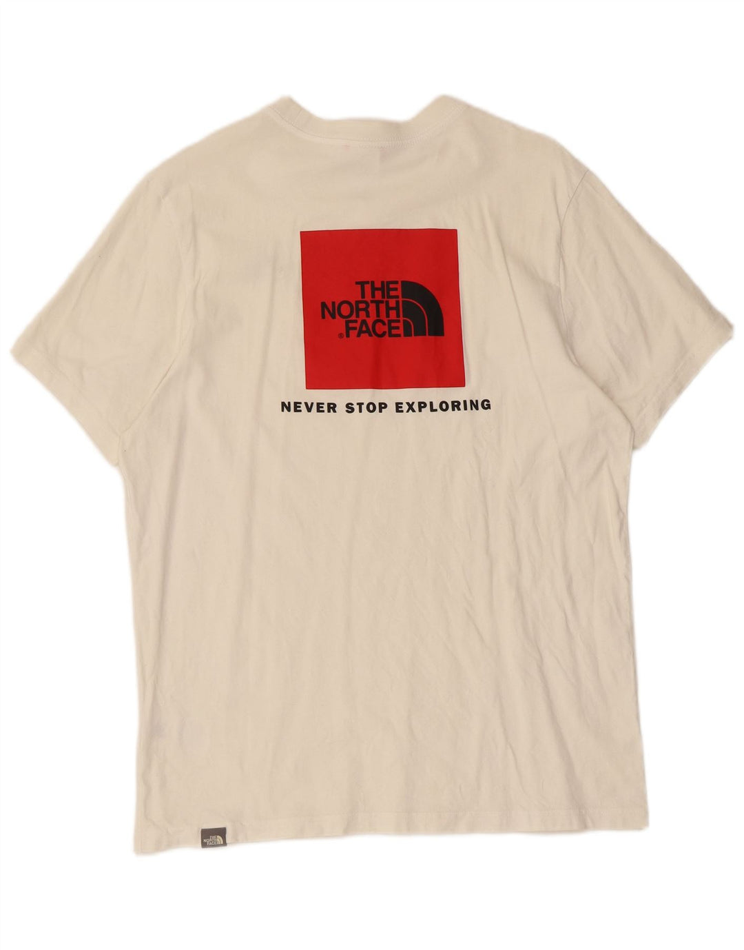 Męski T-shirt z grafiką The North Face, średni biały, bawełniany