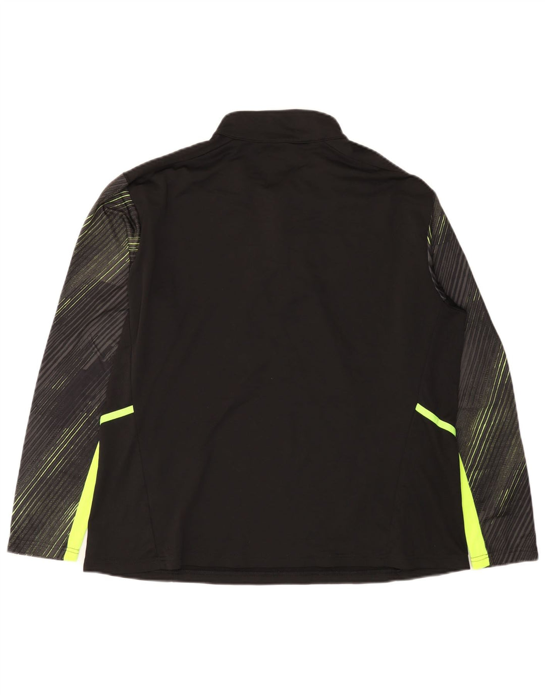 Damski dres PUMA z zamkiem błyskawicznym i topem UK 18 XL w czarne paski