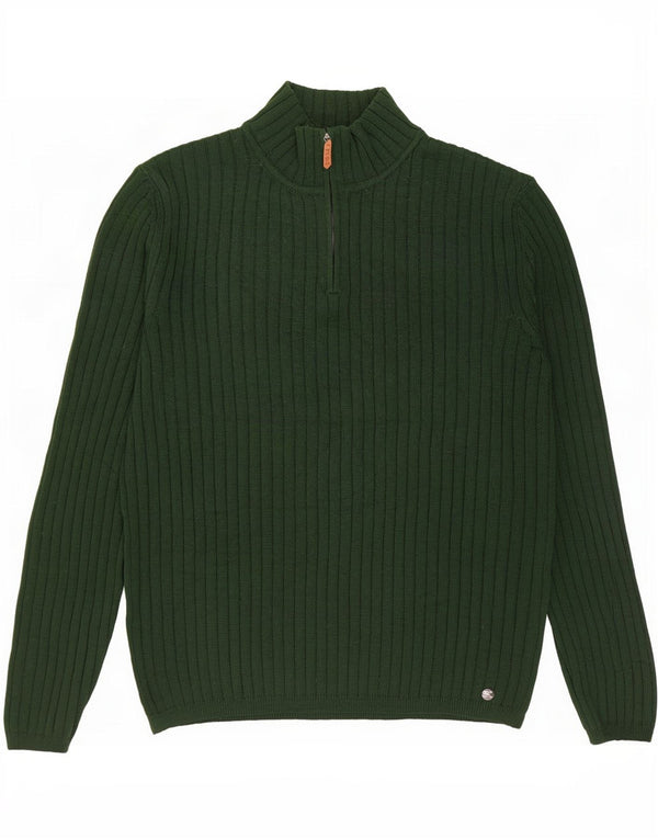 Męski sweter zapinany na zamek Rifle 3XL Zielony