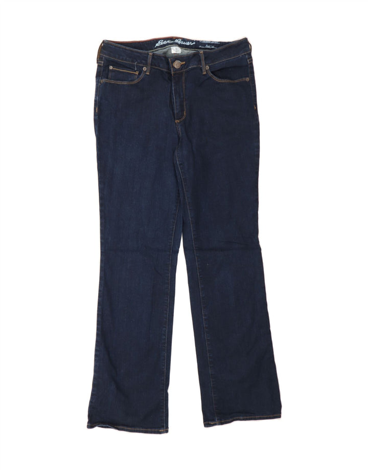 EDDIE BAUER Womens Bootcut Jeans US 12 Large W34 L32 Navy Blue Vintage Eddie Bauer and Second-Hand Eddie Bauer from Messina Hembry 
