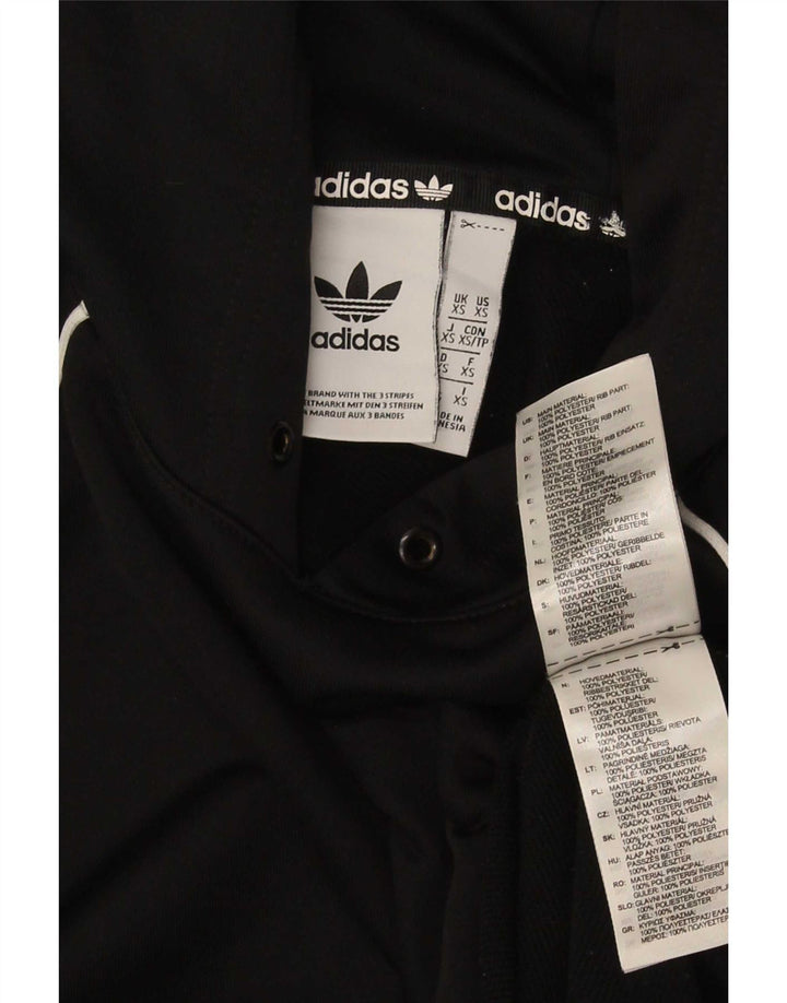 Adidas Męska bluza z kapturem XS Czarny poliester