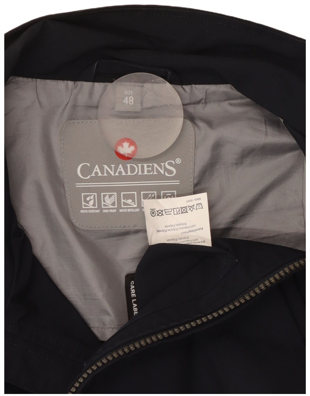 Męska kurtka bomber Canadiens IT 48, średni granatowy poliester