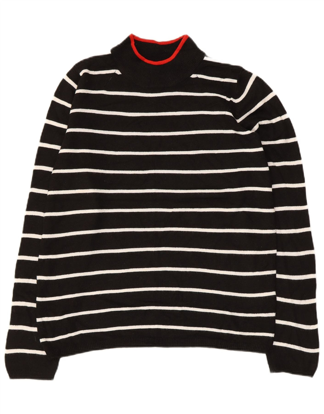 MARKS & SPENCER Damski sweter z golfem UK 10, mały, czarny