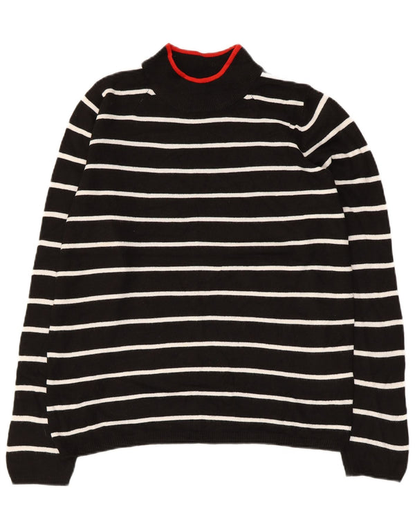 MARKS & SPENCER Damski sweter z golfem UK 10, mały, czarny