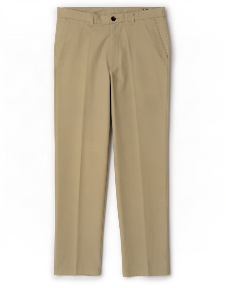 Adidas Męskie Climacool Straight Chino Spodnie W36 L32 Beżowy Poliester