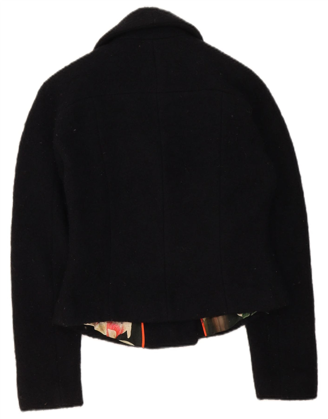 Kurtka bolerko damskie Ted Baker UK 8 Small, czarna, wełniana