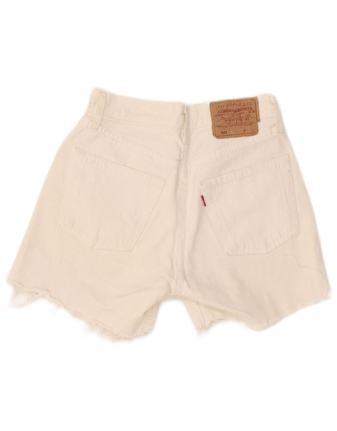 Damskie spodenki jeansowe Levi's 501 W27 Small White