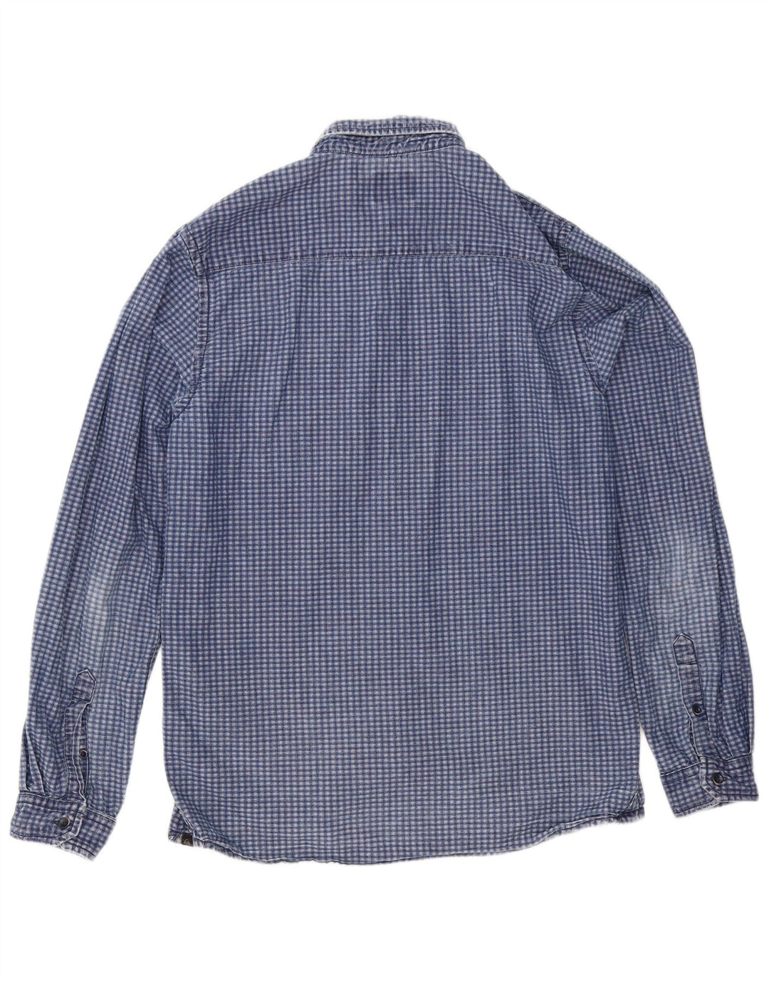 Koszula męska Quiksilver Slim Fit, średnia, granatowa, bawełniana w kratkę