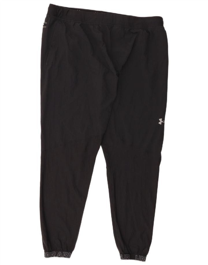 Męskie spodnie dresowe Under Armour z grafiką, 2XL, czarny poliester