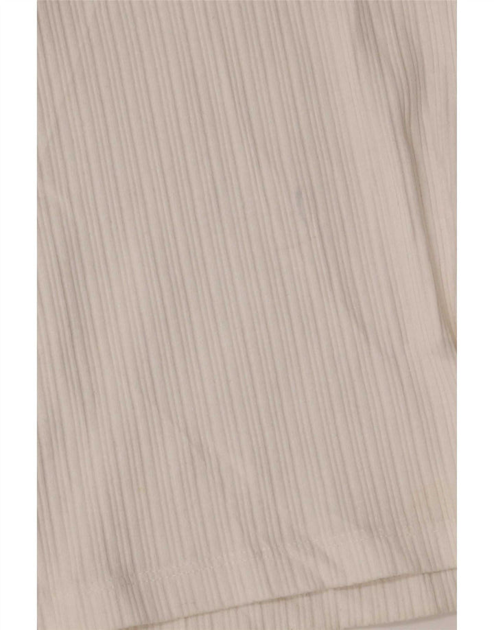 Damski krótki top Zara z rękawem 3/4, UK 8, mały, biały