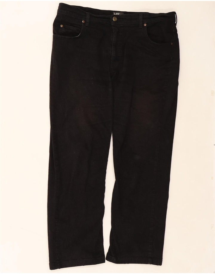 LEE Mens Brooklyn Straight Jeans W38 L27 Black Cotton Vintage Lee and Second-Hand Lee from Messina Hembry 
