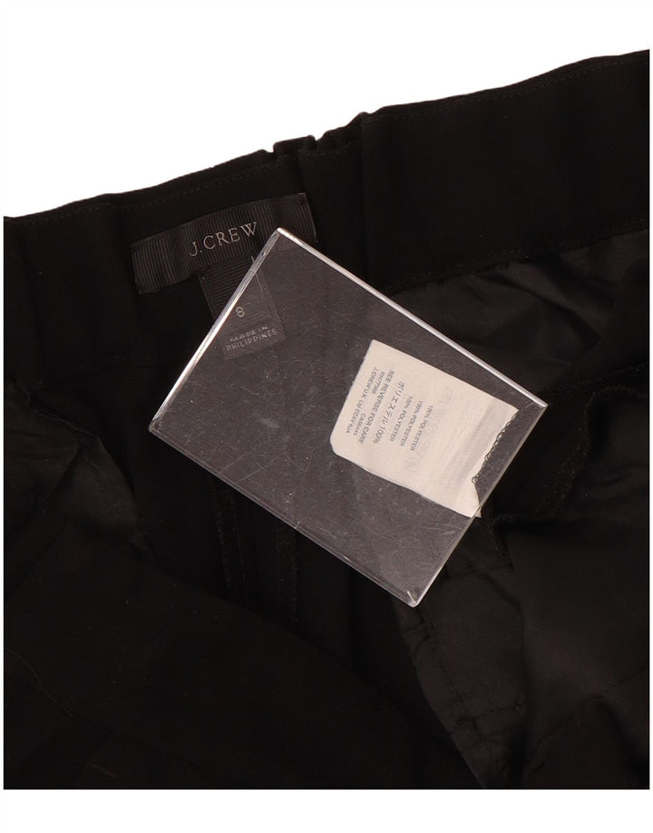 Damskie zwężane spodnie chino J. CREW US 8 Medium W32 L26 Czarny poliester