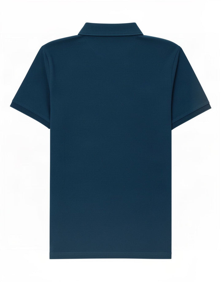 Męska koszulka polo Lyle & Scott, duża, niebieska, bawełniana