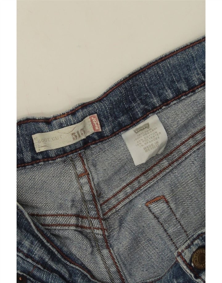 Męskie dżinsy Levi's 515 Bootcut W30 L31 Niebieska bawełna
