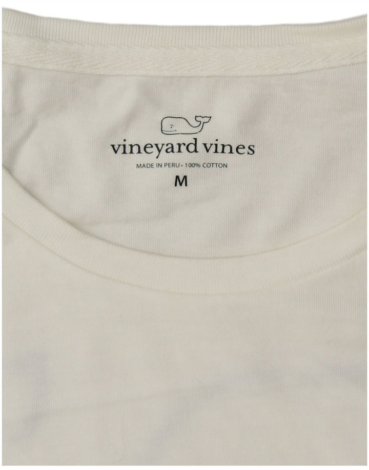 Męski graficzny top VINEYARD VINES z długim rękawem, średniej wielkości, wykonany z bawełny