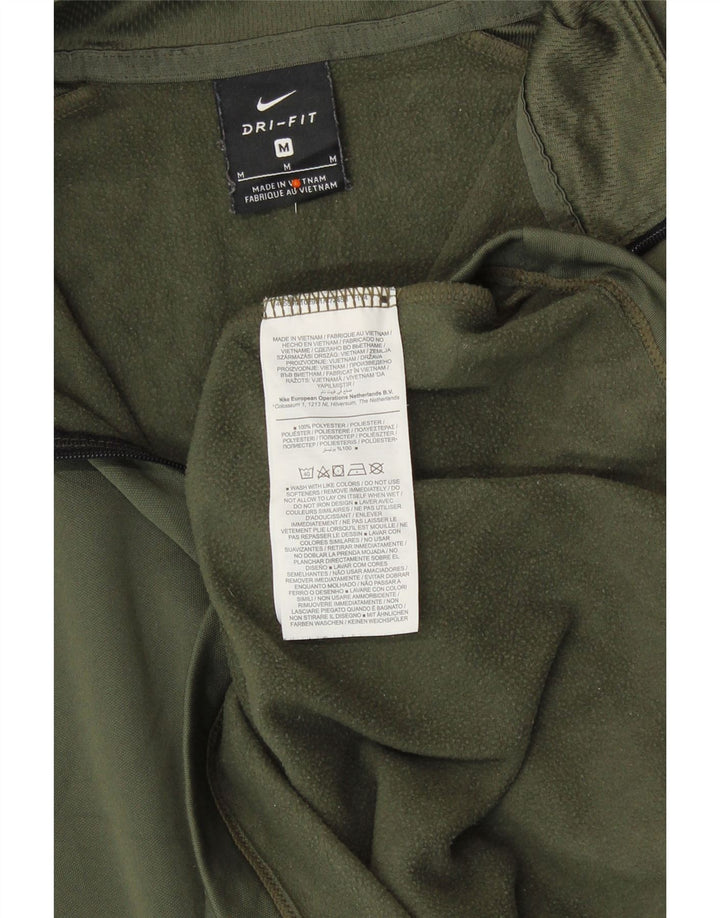 Męski dres NIKE Dri Fit z graficznym pulowerem, średni khaki, blok kolorów