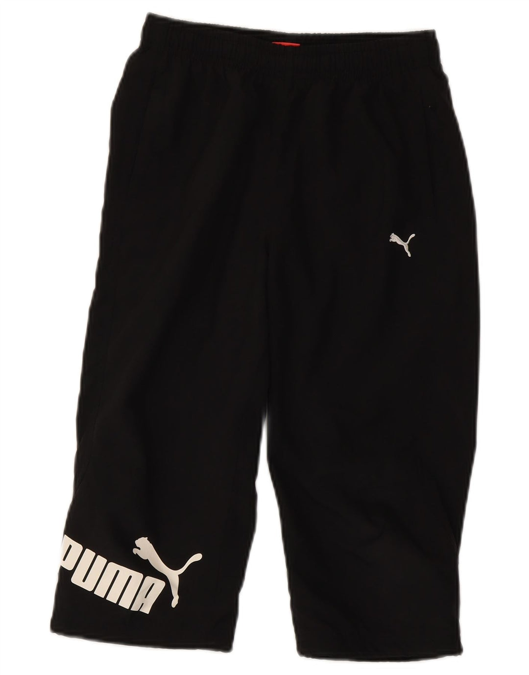 Chłopięce spodnie dresowe Puma Graphic Capri 11-12 lat, czarne