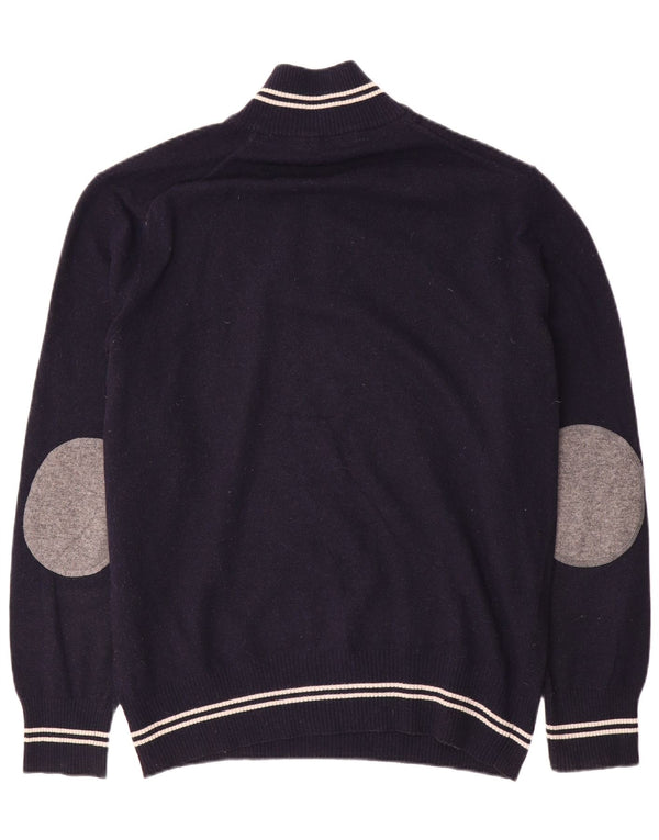 Męski sweter zapinany na zamek North Sails 2XL, granatowo-wełniany