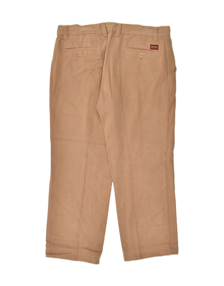 CARRERA Mens Straight Casual Trousers W36 L26 Brown | Vintage Carrera | Thrift | Second-Hand Carrera | Used Clothing | Messina Hembry 