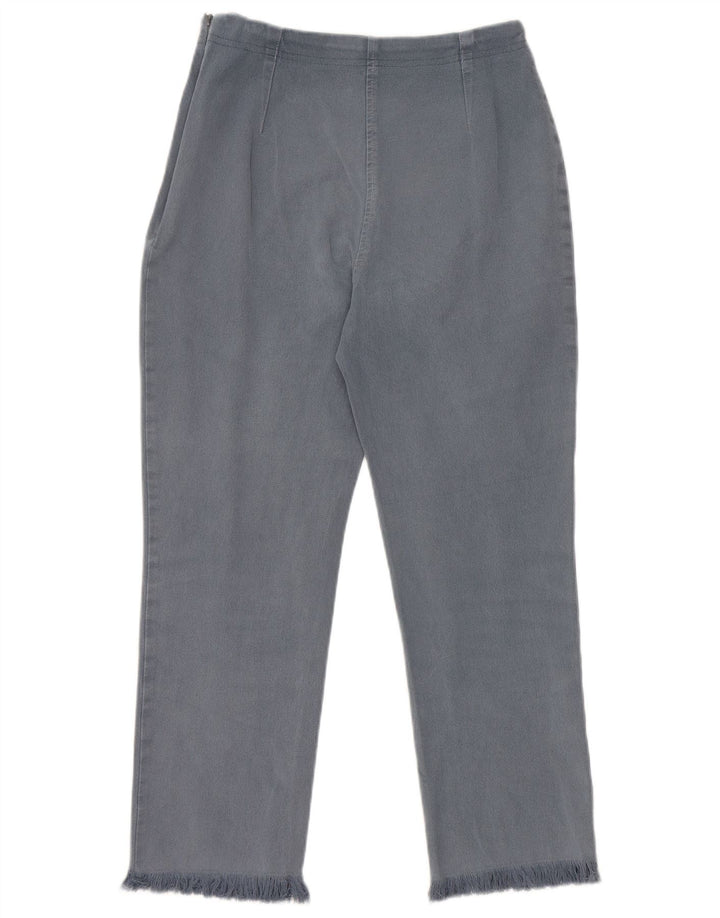 Marks & Spencer Proste, krótkie spodnie damskie UK 14 Medium W28 L25 Niebieskie