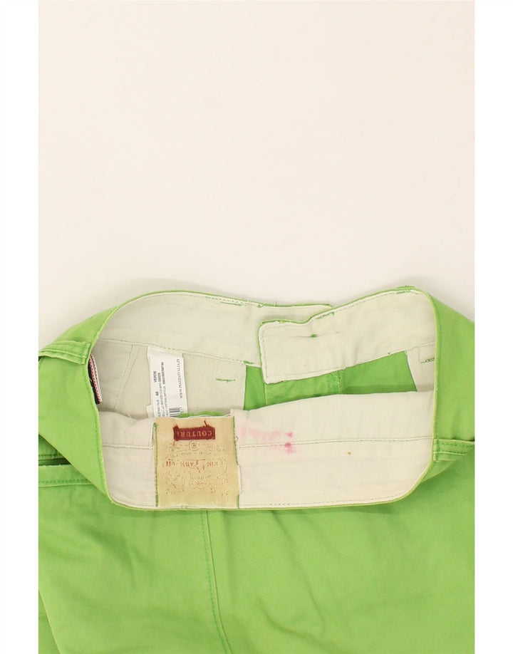 VINTAGE Mens Chino Shorts IT 46 Small W30  Green Vintage Vintage and Second-Hand Vintage from Messina Hembry 