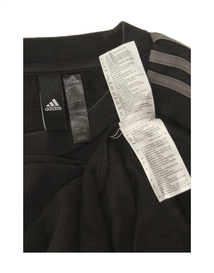 Bluza męska Adidas, duża, czarna, bawełniana