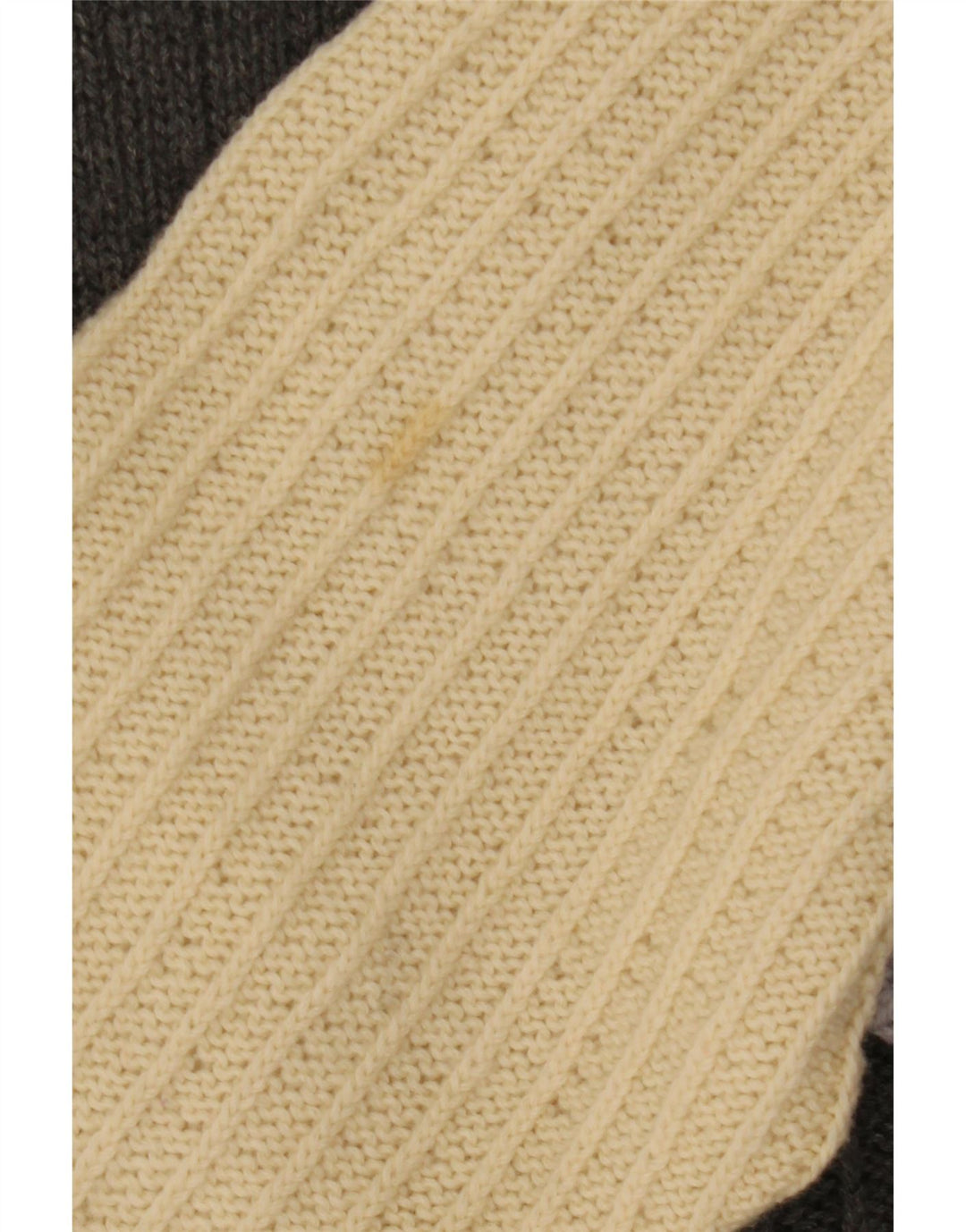 VINTAGE Mens Cardigan Sweater Medium Grey Colourblock Vintage Vintage and Second-Hand Vintage from Messina Hembry 