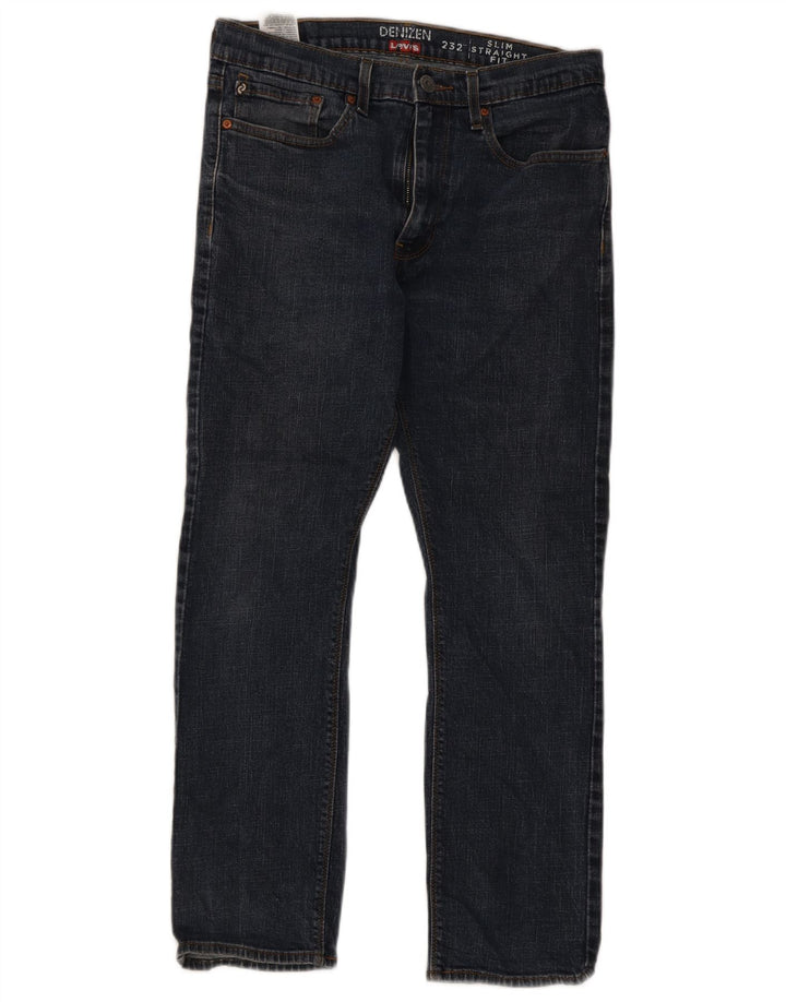 Męskie jeansy Levi's Denizen Slim Straight W34 L30 Granatowa bawełna