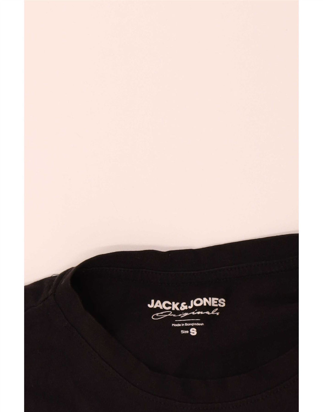 T-shirt męski Jack & Jones, mały, czarny, bawełniany