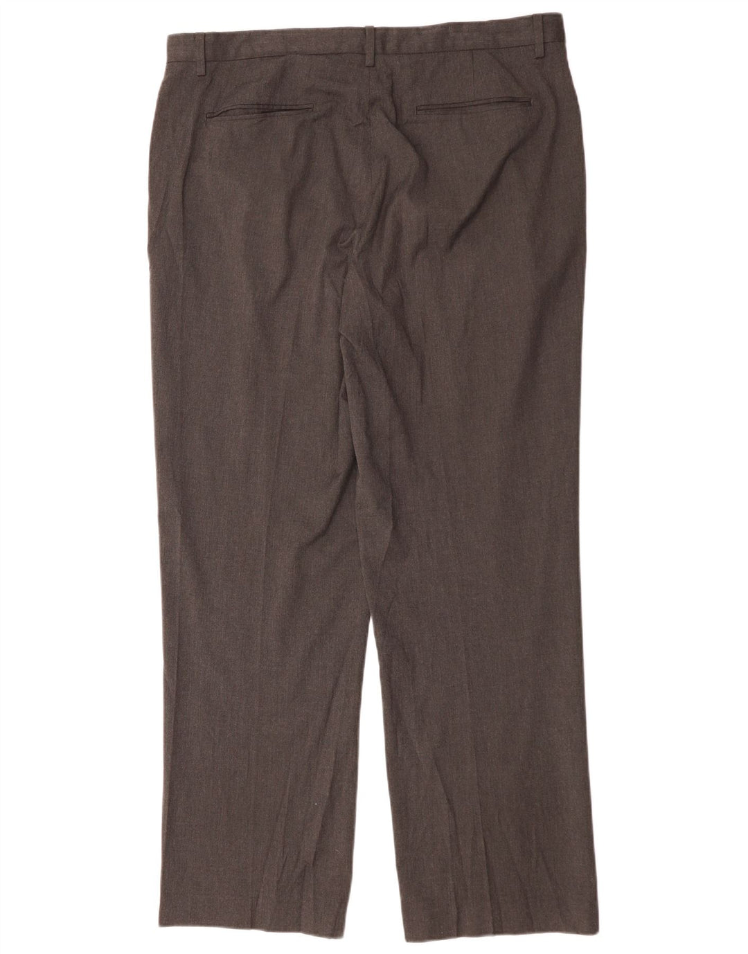 Męskie proste spodnie chino Calvin Klein W36 L32 Szary poliester
