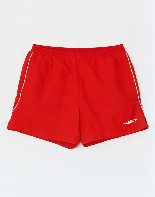 Męskie spodenki sportowe Umbro XL, czerwone, poliestrowe