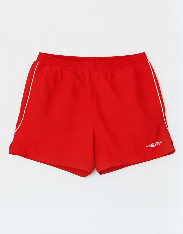 Męskie spodenki sportowe Umbro XL, czerwone, poliestrowe