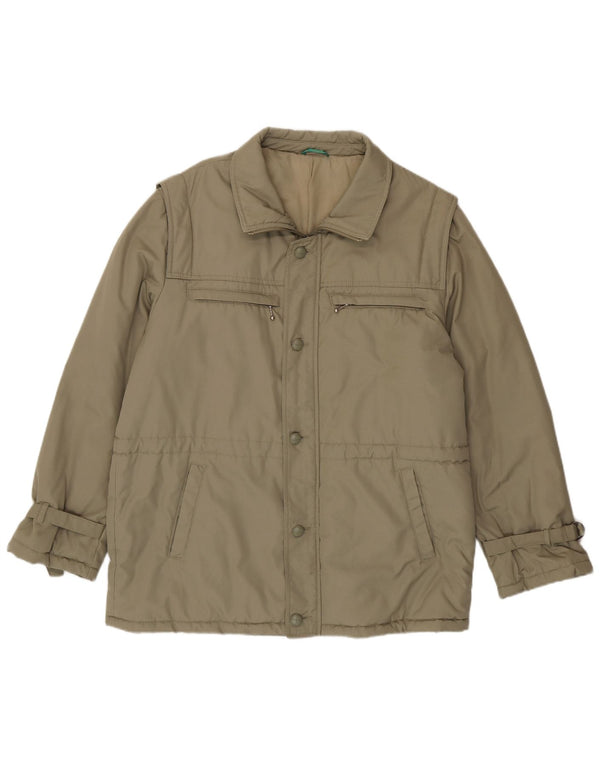 Męska ocieplana kurtka Canda IT 54 2XL Khaki Poliester