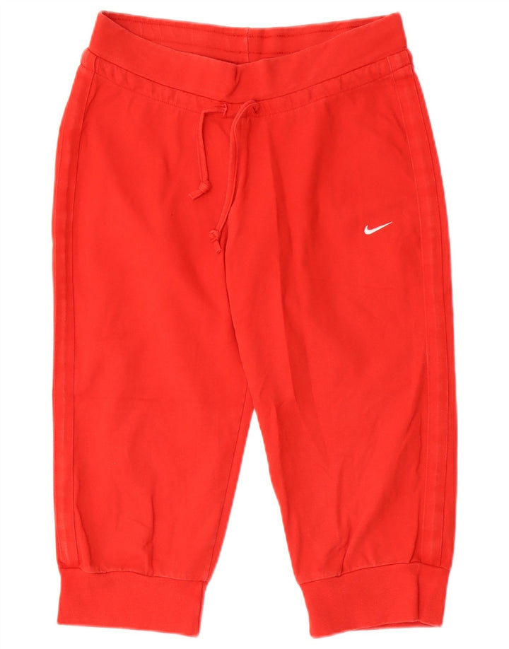 Damskie spodenki sportowe Nike Bermudy UK 12, średnio czerwone, bawełniane