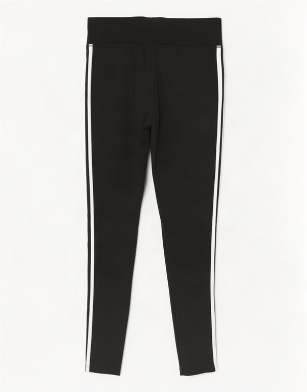 Damskie legginsy Adidas Climalite UK 8/10, małe, czarne, poliestrowe