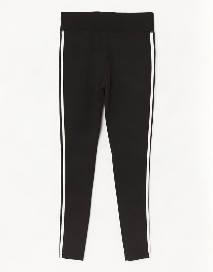 Damskie legginsy Adidas Climalite UK 8/10, małe, czarne, poliestrowe