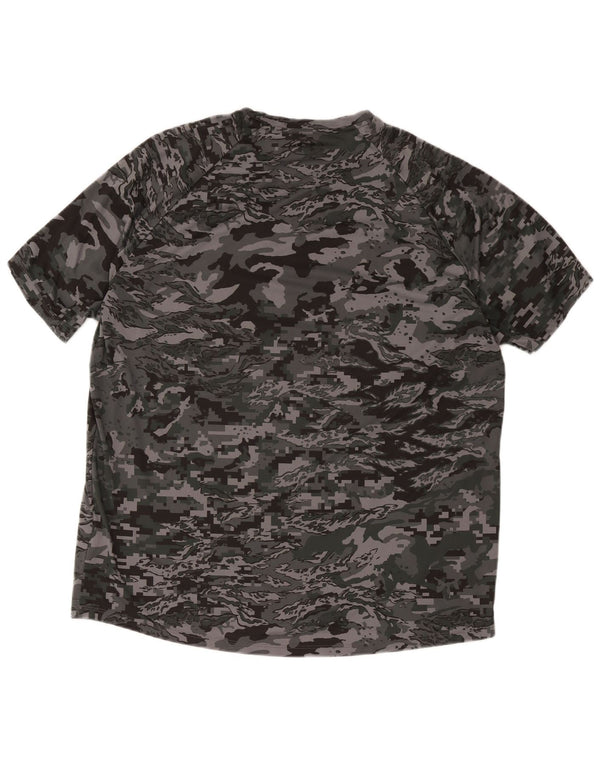 Koszulka męska Under Armour Top 2XL, szary kamuflaż, poliester