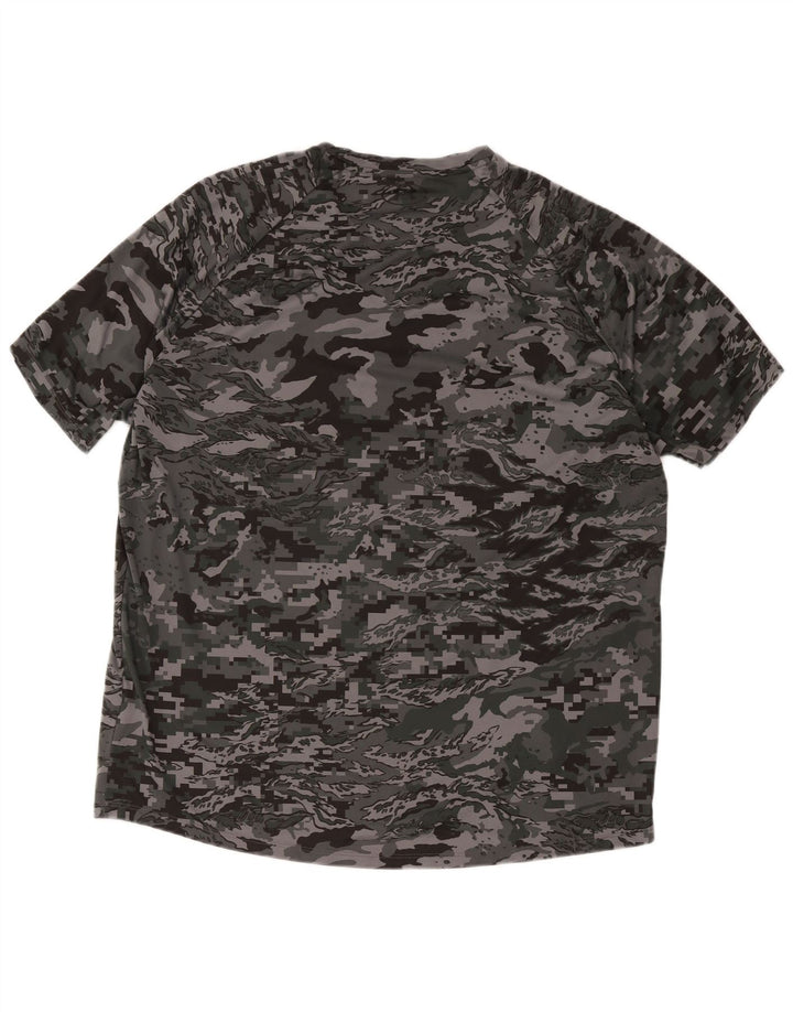 Koszulka męska Under Armour Top 2XL, szary kamuflaż, poliester