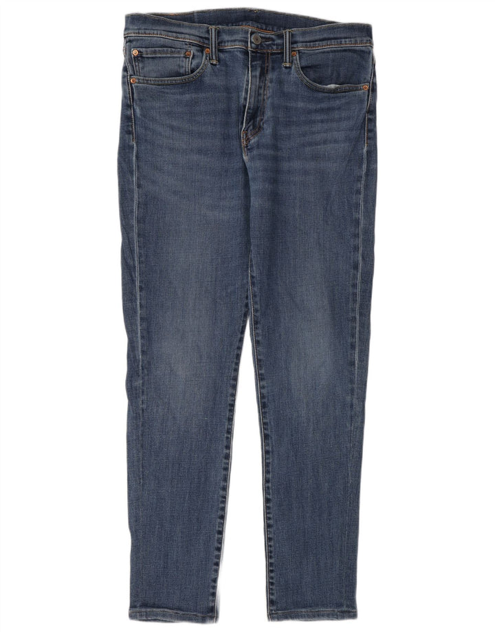 Męskie jeansy Levi's 511 Slim W34 L32 Niebieska bawełna